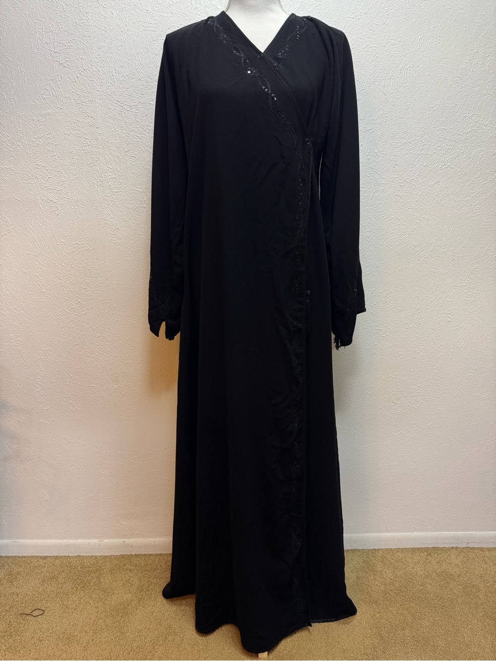 Womenβs Wrap Dress Abaya Maxi Kaftan